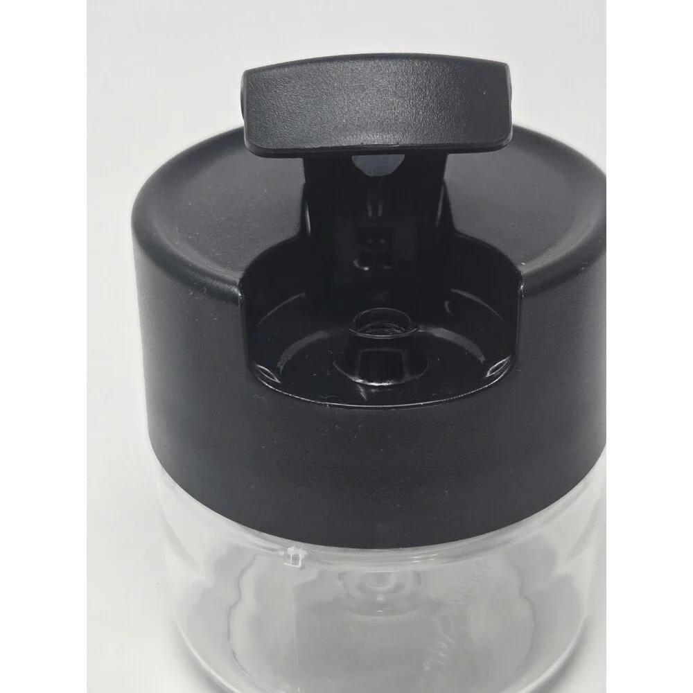 TUPPERWARE FOOD STORAGE BUNDLE SALT PEPPER SPICE CONTAINER BLACK SET OF 5 SHAKER
